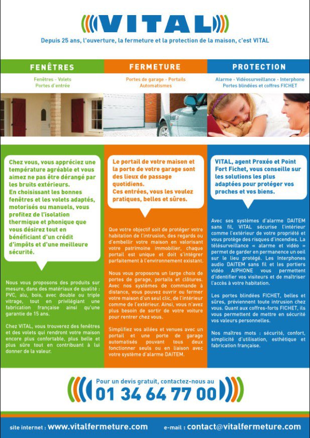 exemple de mailing : vital